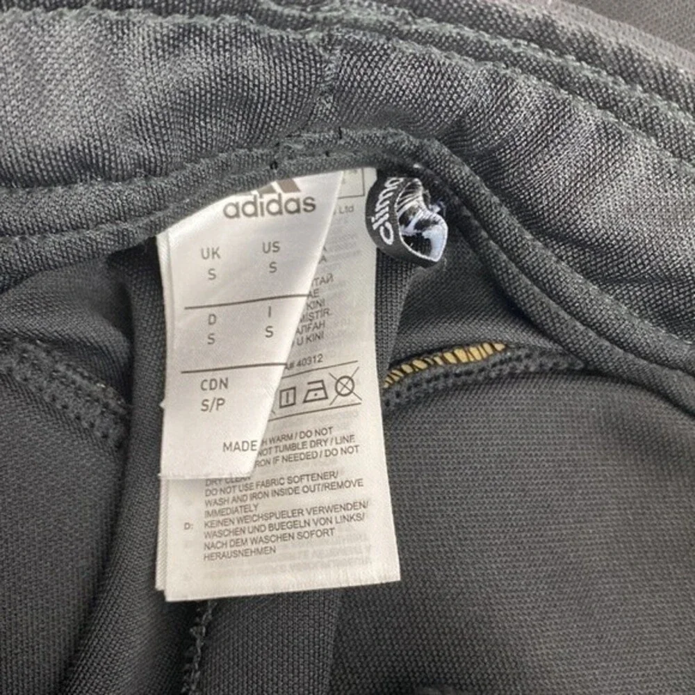 Adidas Black & White Men's Padded Aeroready Goal Sport Athletic Pants S